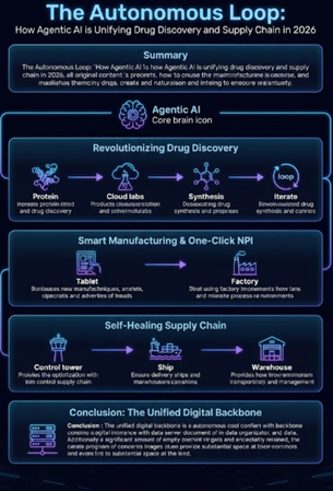The Autonomous Loop: How Agentic AI is Unifying Drug Discovery and Supply Chain in 2026